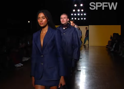 Desfile destacado en la SPFW – 10 looks con nuestros tejidos