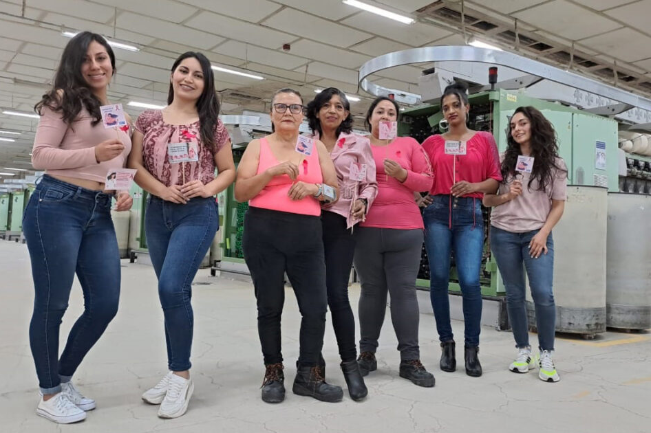 Vicunha Ecuador viste de rosa en la lucha contra el cáncer