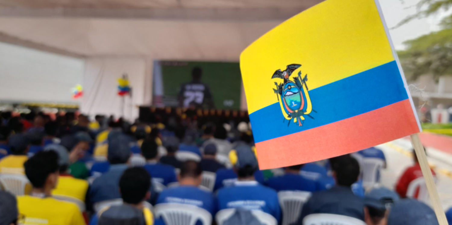 Vivimos la pasión del mundial en Vicunha Ecuador